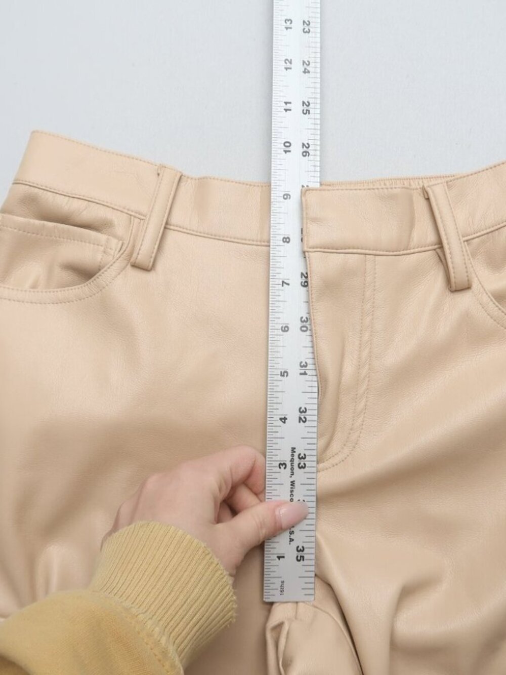 Alice + Olivia Luis Vegan Leather Cargo Pants - Picture 9 of 14